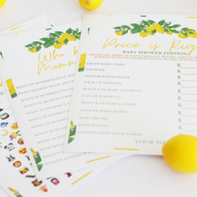 Load image into Gallery viewer, Lemon Baby Shower Pack - Printable
